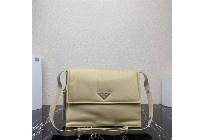 PRADA MEDIUM PADDED NYLON SHOULDER BAG