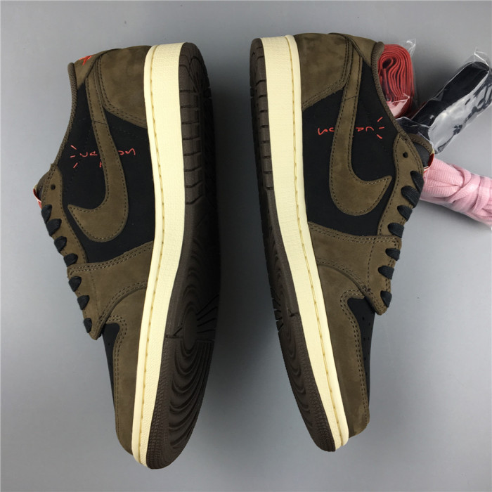 TRAVIS SCOTT AIR JORDAN 1 LOW DARK MOCHA CQ4277-001