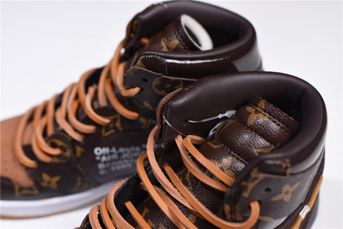 l**is V*t*n x ow x air jordan 1 customs mens aq0818-202