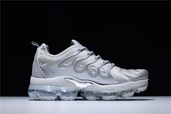 Nike VaporMax Plus “Triple White” Pure Platinum mens 924453-100