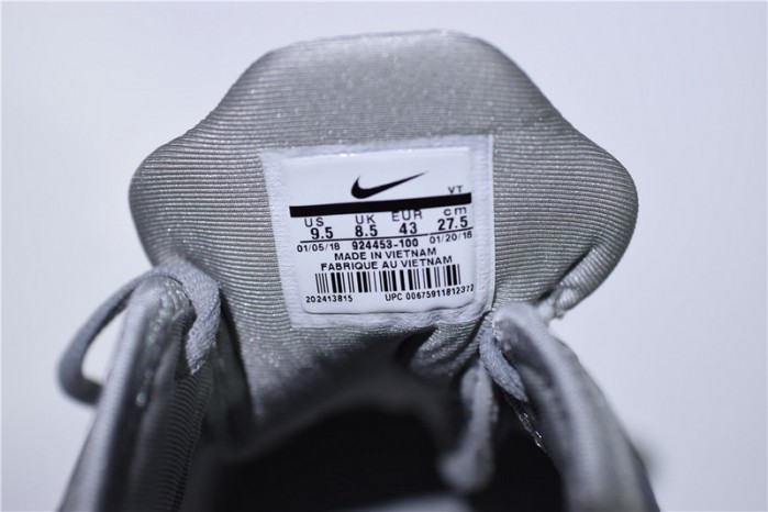 Nike VaporMax Plus “Triple White” Pure Platinum mens 924453-100