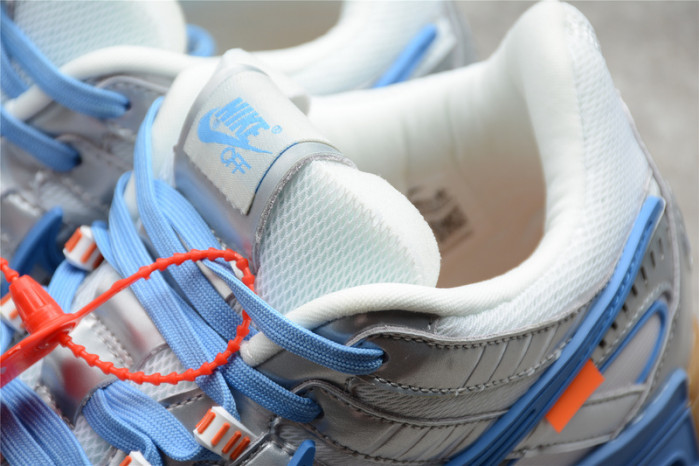 OW x Nike Air Rubber Dunk “University Blue” CU6015-100