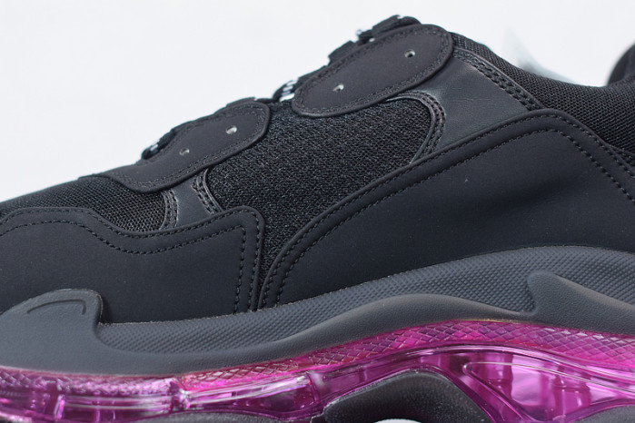 BL TRIPLE S TRAINERS CLEAR SOLE BLACK 541335 W09O1 9252