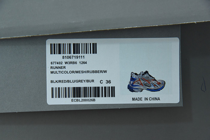 BC RUNNER SNEAKER TESS S. GOMMA MAILLE 677403 W3RB2 9744