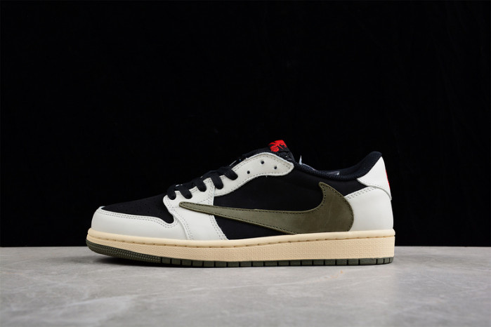 Travis Scott X NIKE Air Jordan 1 Retro Low OG ''Olive'' DZ4137-106