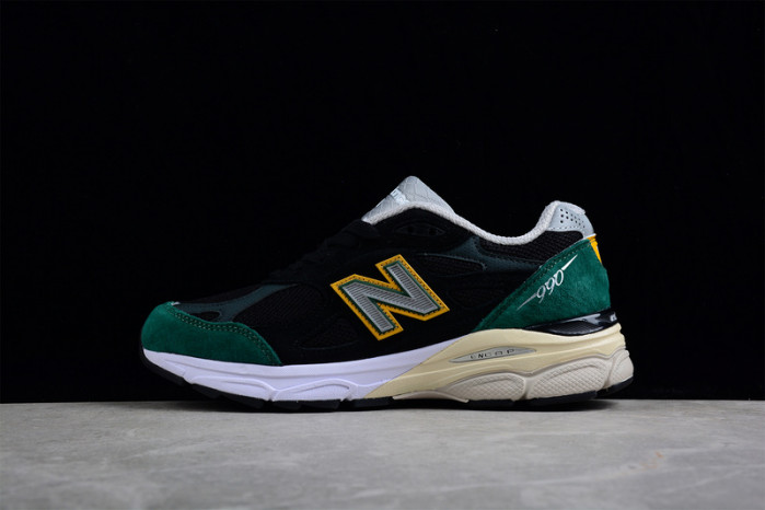 New Balance 990v3 Black Green Yellow M990CP3