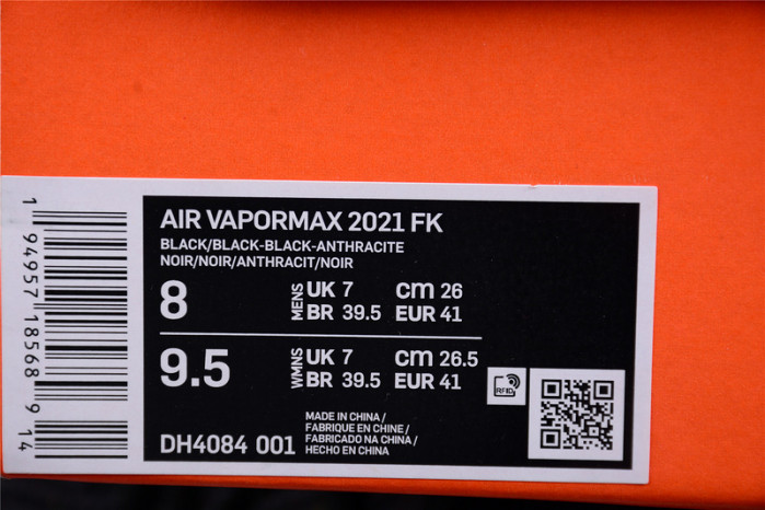 Nike Air VaporMax 2021 FK Black Anthracite DH4084-001