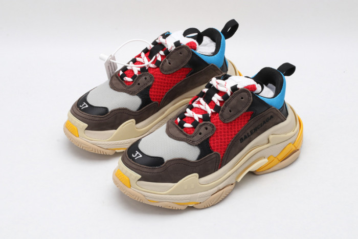 BL TRIPLE S TRAINER RED/ BLUE/ YELLOW 490673-W06E3-4365