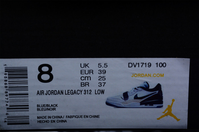 AIR JORDAN LEGACY 312 LOW 25TH ANNIVERSARY DV1719-100