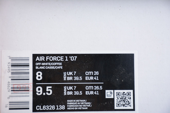 NIKE Air Force 1 CL6326-138