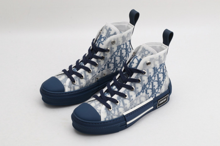 DR B23 Oblique High Top Sneakers Blue T004801-1055
