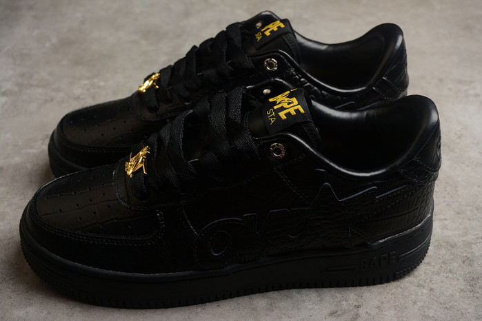 A Bathing Ape Bapesta OVO Black BAPE -13