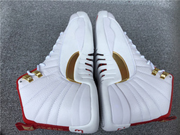Air Jordan 12 FIBA White University Red 130690-107